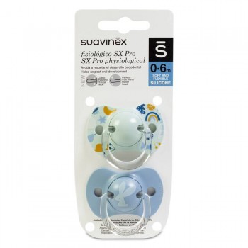 CHUPETE SILICONA FISIOLOGICO SUAVINEX 0 - 6 MESE