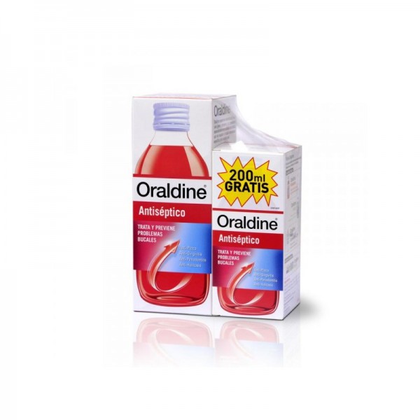 ORALDINE ANTISEPTICO PACK 400 ML+200ML