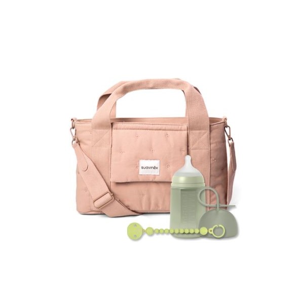 SUAVINEX BOLSO PASEO PANERA POETRY ROSA
